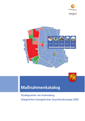 Titelbild Maßnahmenkatalog für das Stadtquartier am Huhnsberg