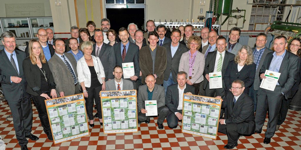 Gruppenbild zum Abschluss von Ökoprofit