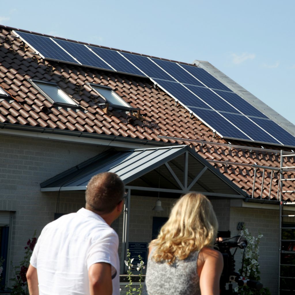 Haus mit PV-Anlage